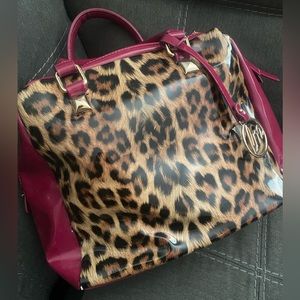 Cheetah print purse